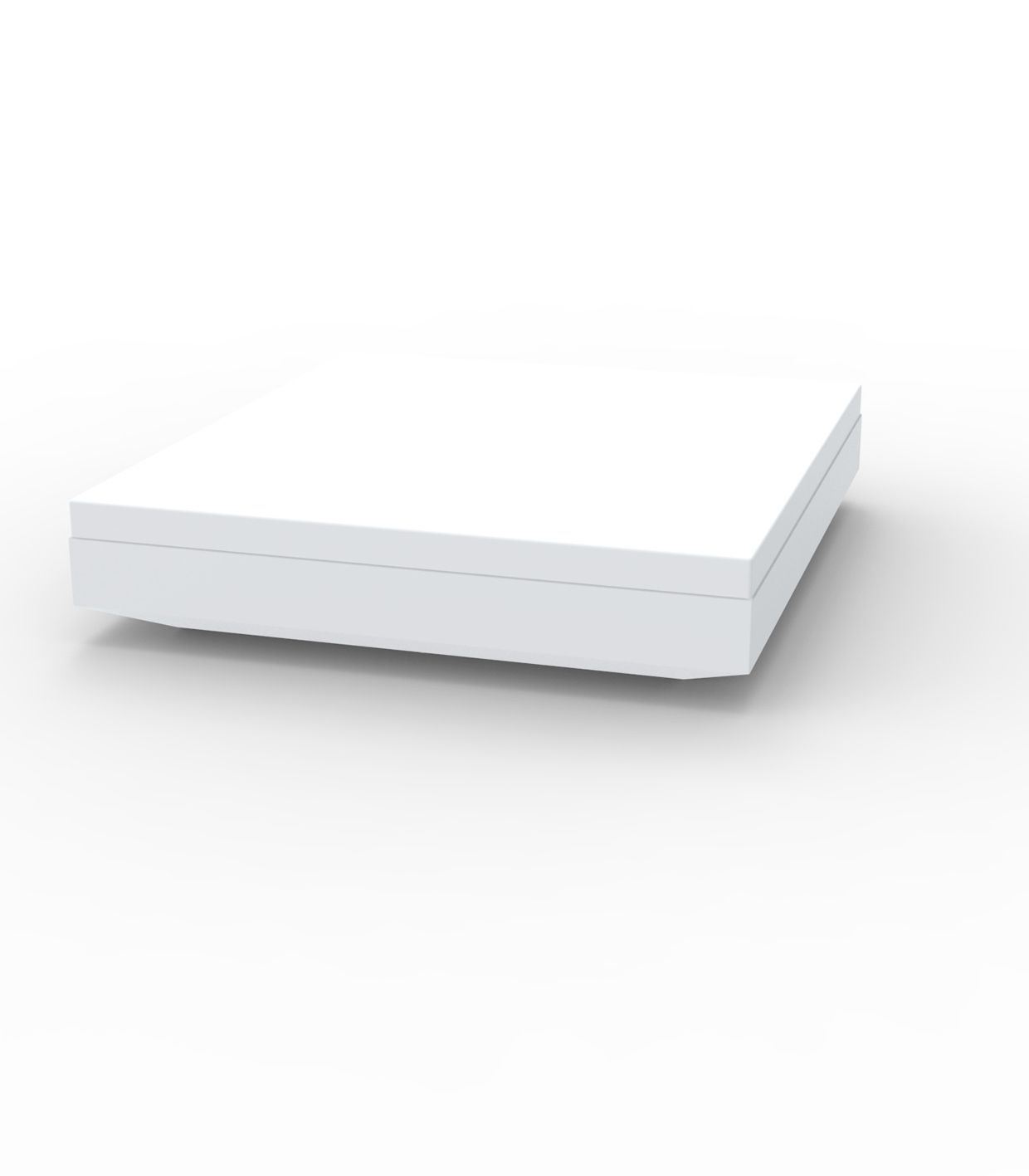 Daybed Carré Finition structure Mate Couleur structure Blanc - Collection Vela Vondom