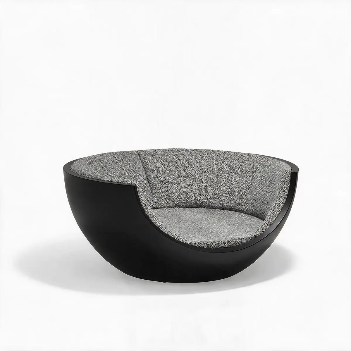 Daybed Lounge Finition structure Mate Couleur structure Noir - Collection Moon Vondom
