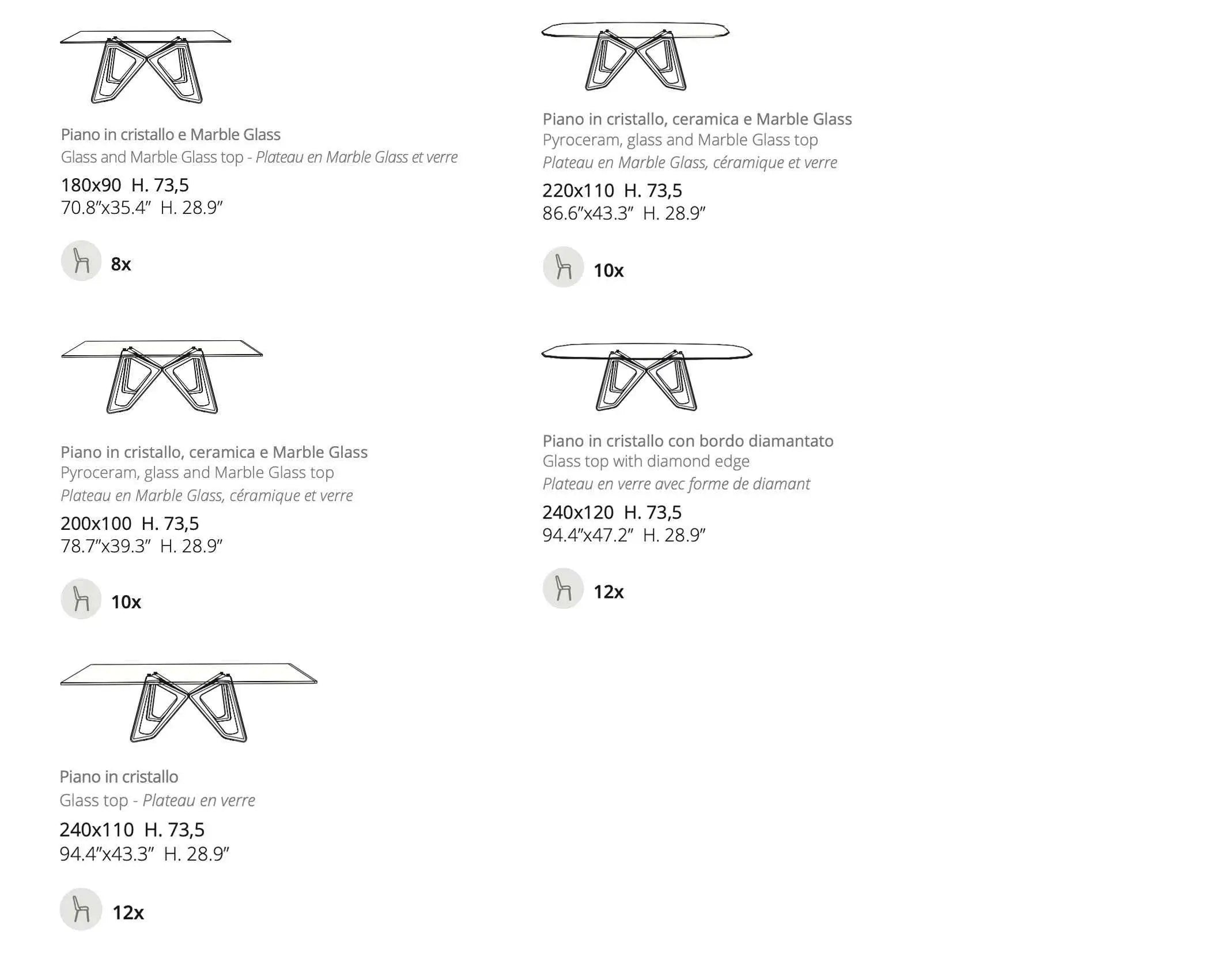 table a manger verre fumé noir