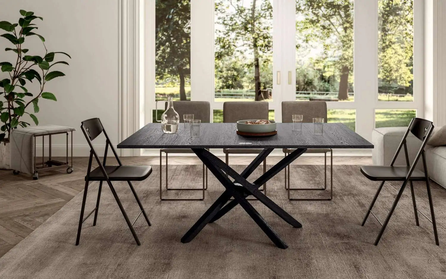 table basse transformable bois