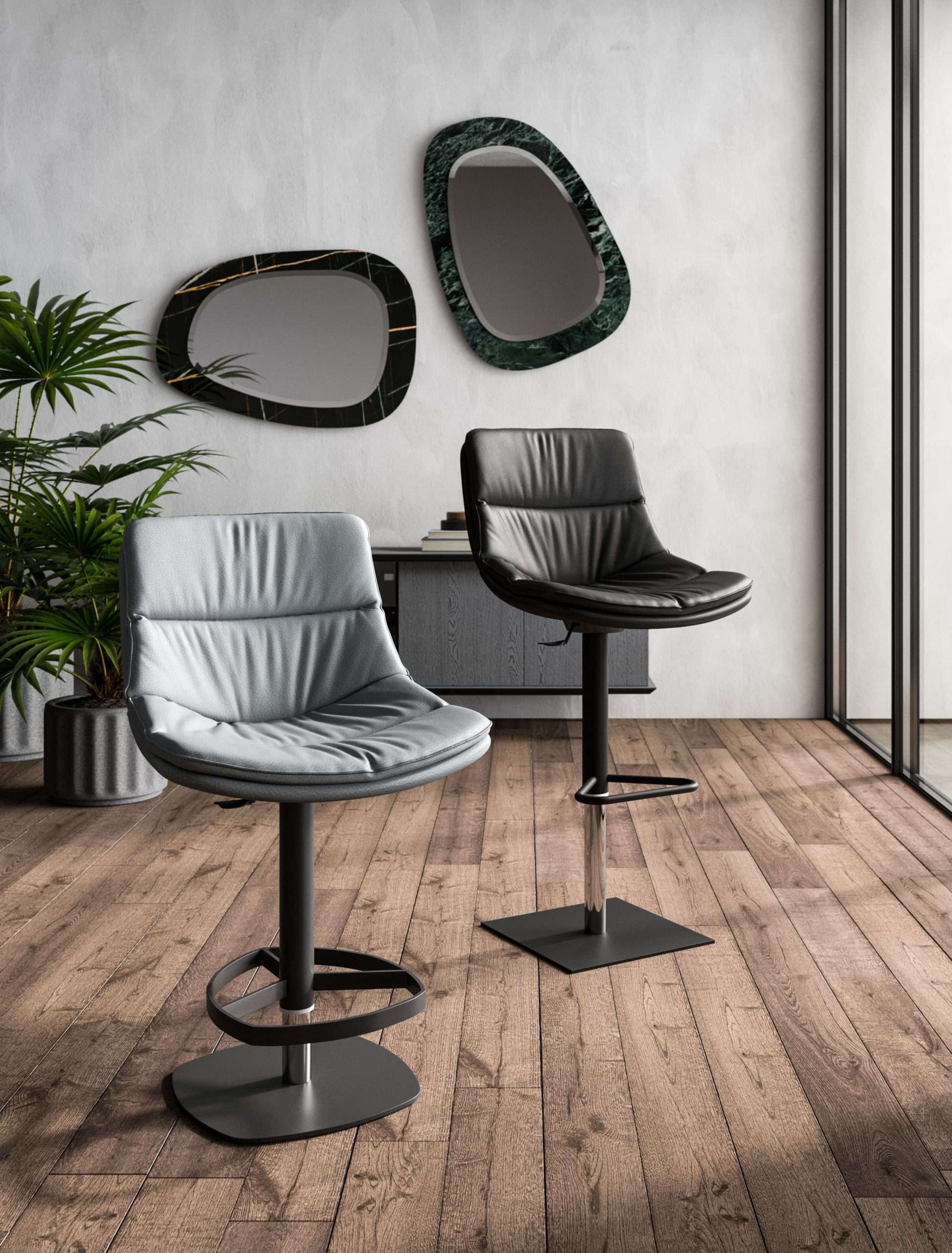 chaise haute ajustable en hauteur