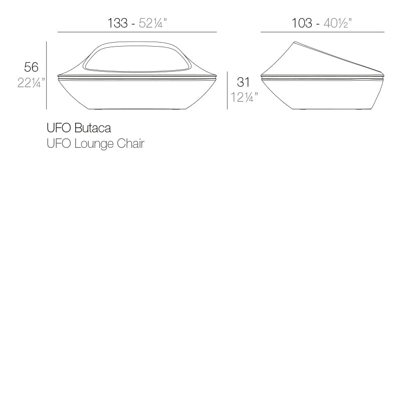 Fauteuil Collection UFO Vondom