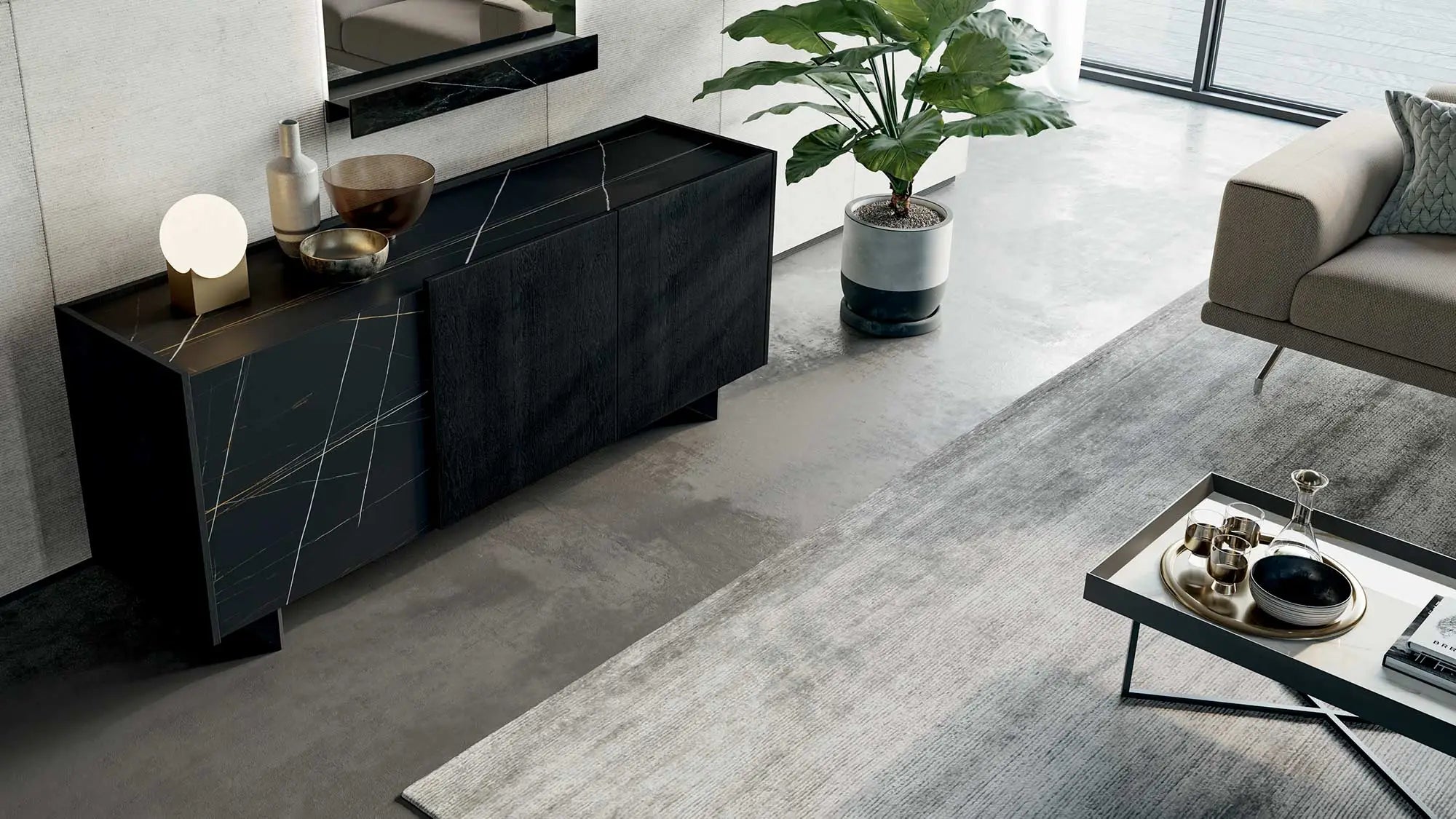 table basse carrée italienne