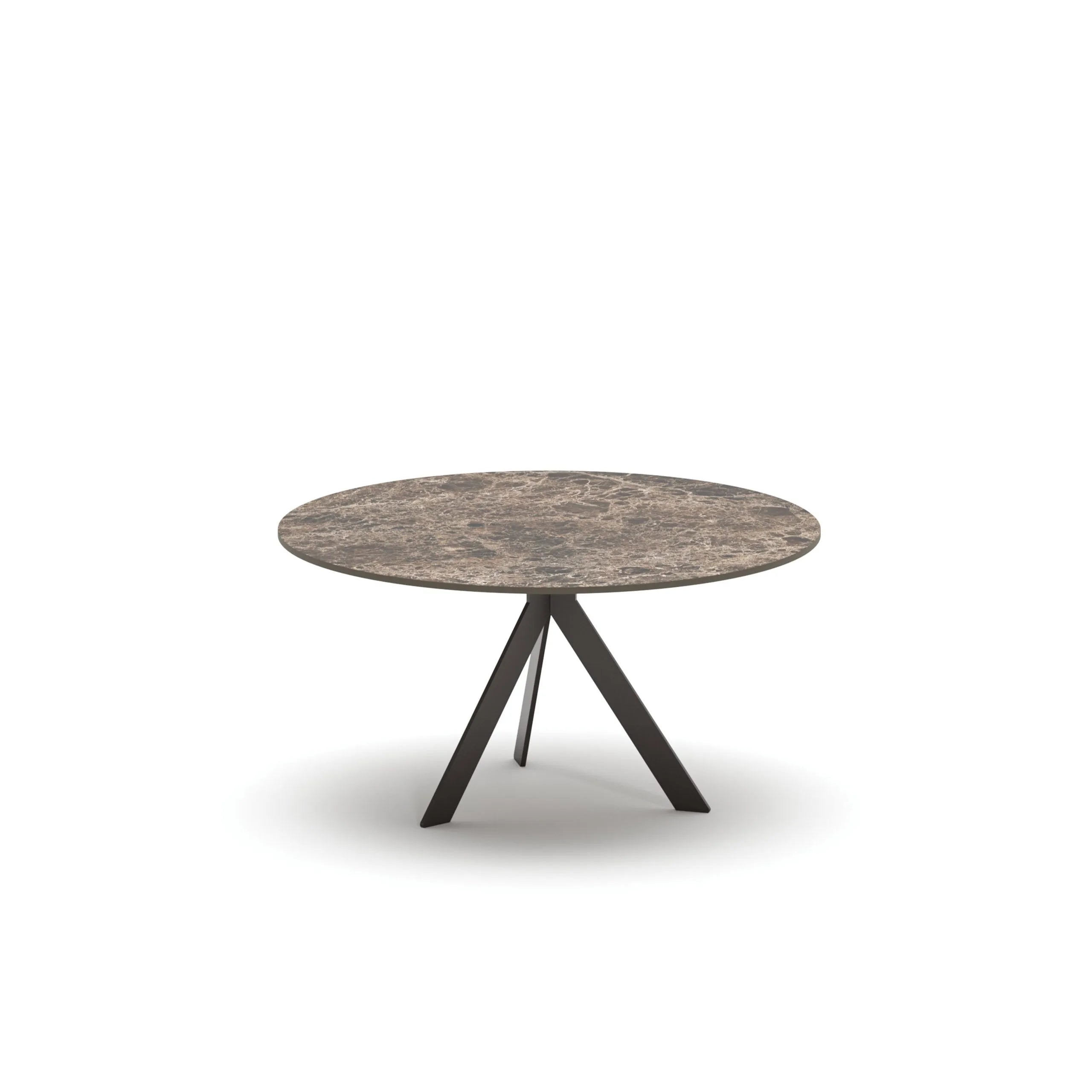 table basse pied croisé verre