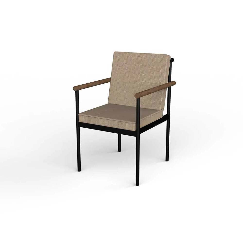 Chaise Hamptons Vondom, aluminium noir