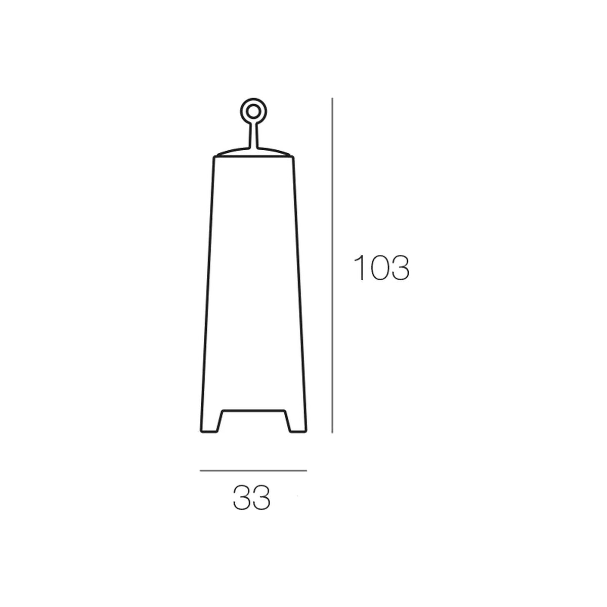 Lampe Mora d'Extérieur en Polyethylene Collection Noma Vondom - 10