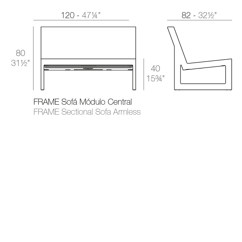 Module Central - Collection Frame Vondom - 2