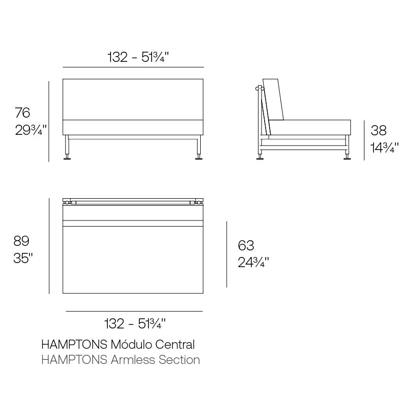 Module Central - Collection Hamptons Vondom - 2