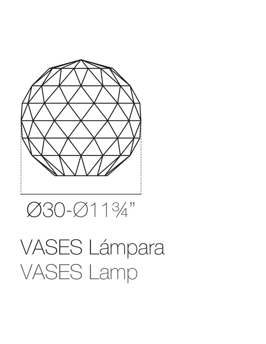 Lampadaire - Vases Boules