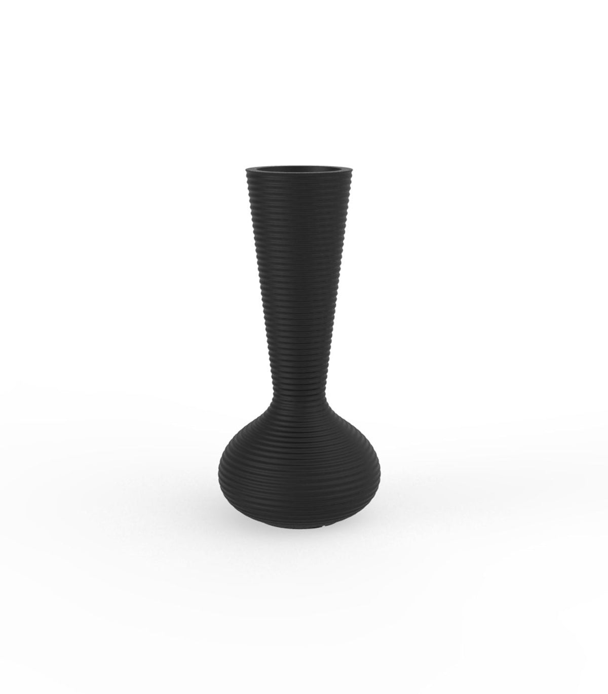 Pot de Fleurs Collection Bloom Vondom Finition Mate Couleur Noir