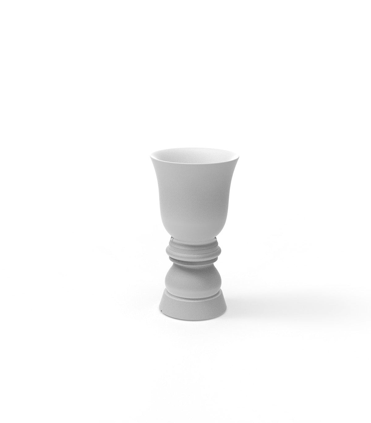 Pot de Fleurs Collection Suave Vondom Finition Mate Couleur Blanc