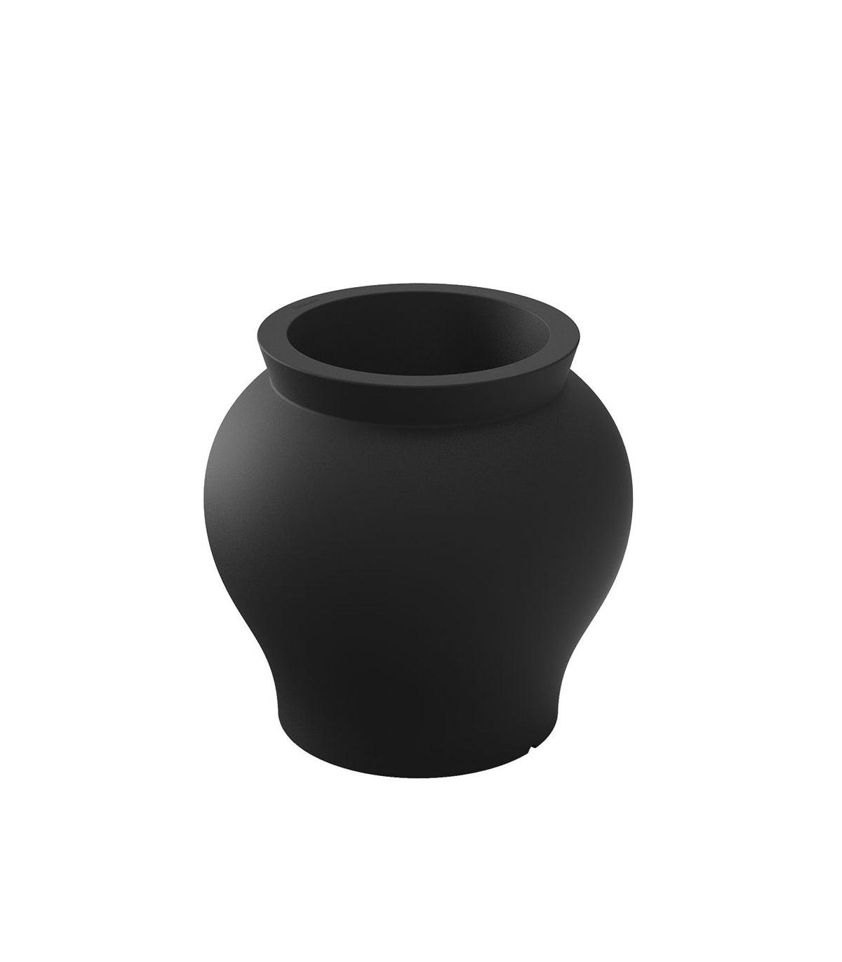 Pot de Fleurs Collection Venus Vondom Finition Mate Couleur Noir