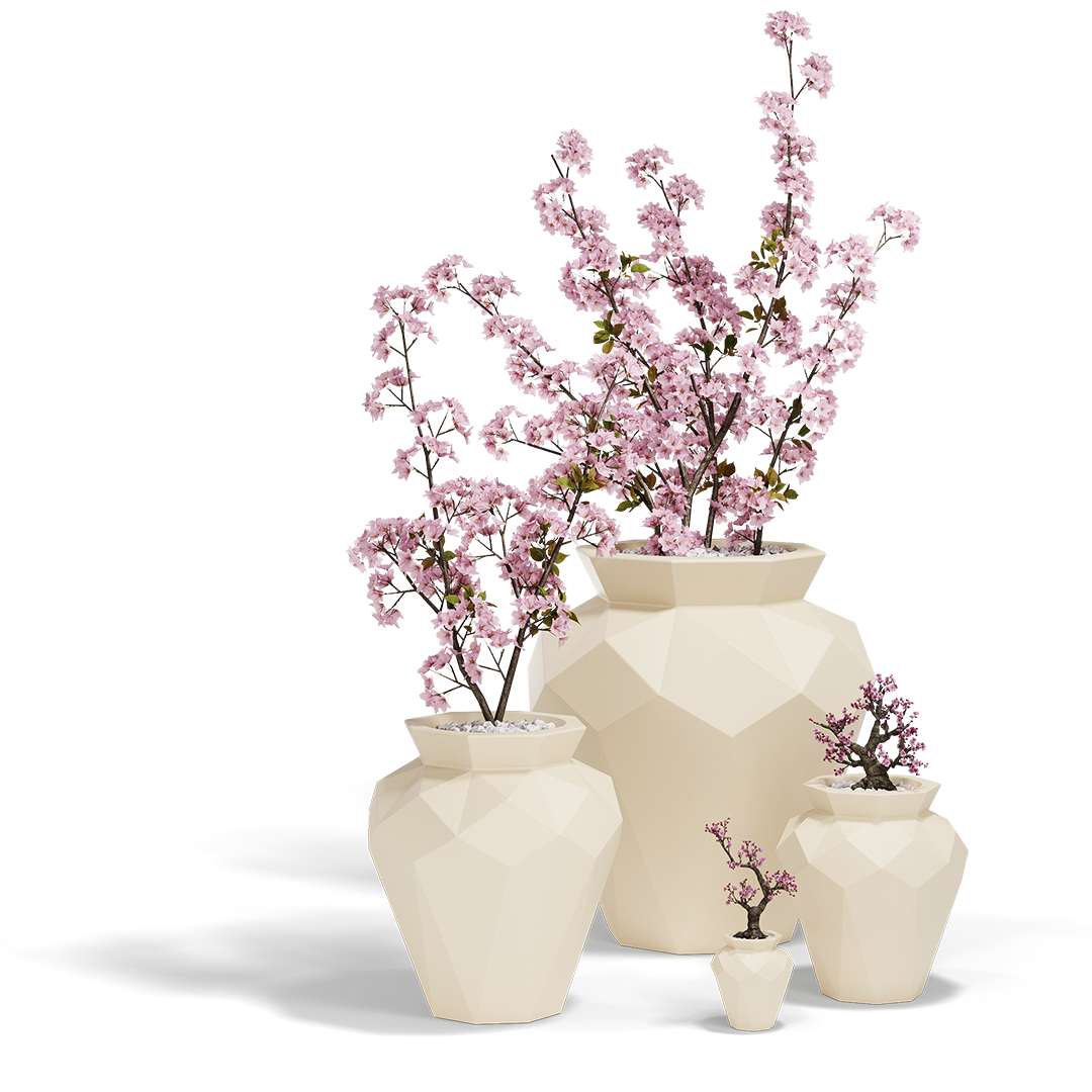Pot de Fleurs Hanami Vondom Collection Origami