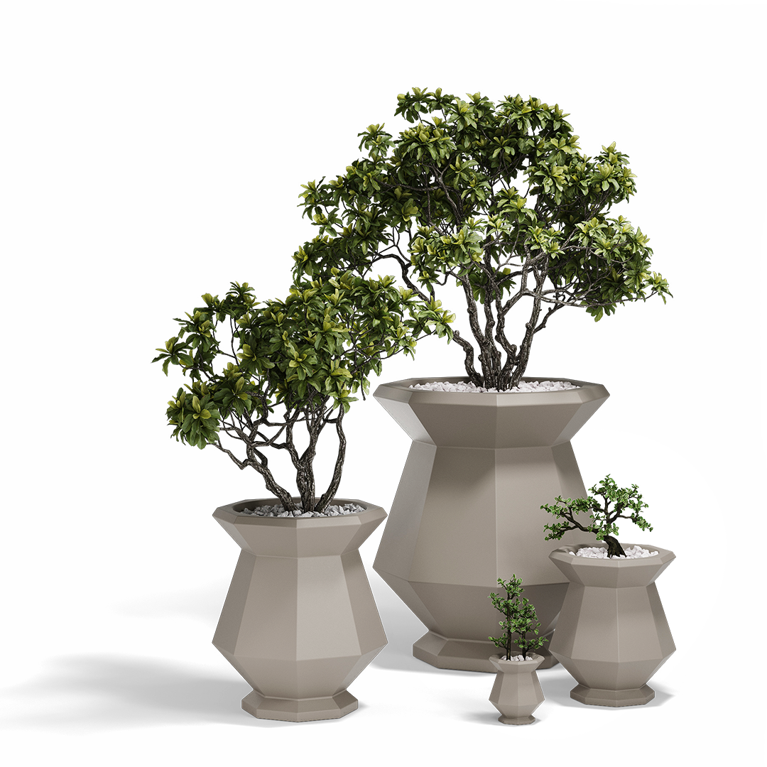 Pot de Fleurs Kashi Vondom Collection Origami