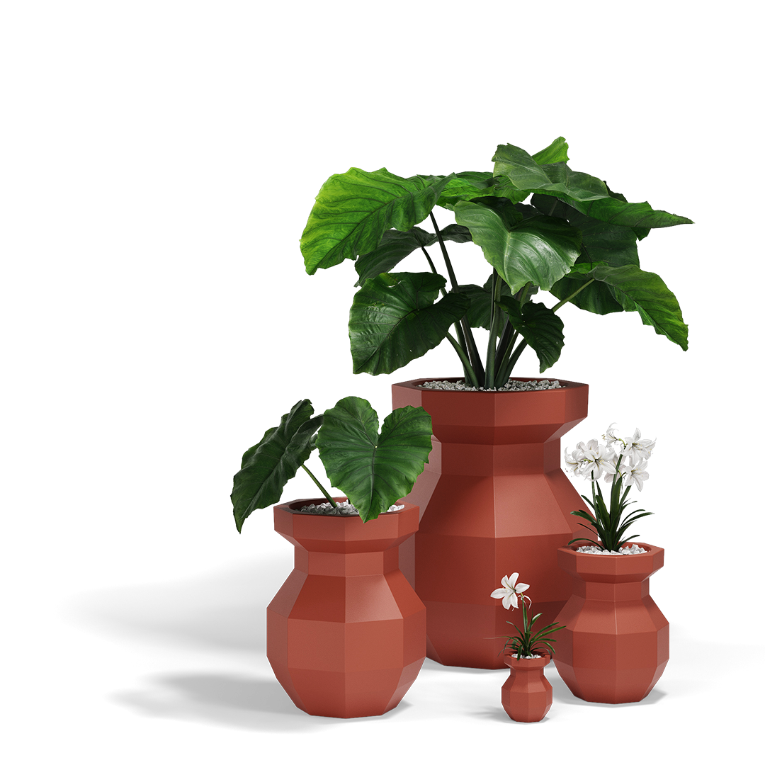 Pot de Fleurs Yuri Vondom Collection Origami