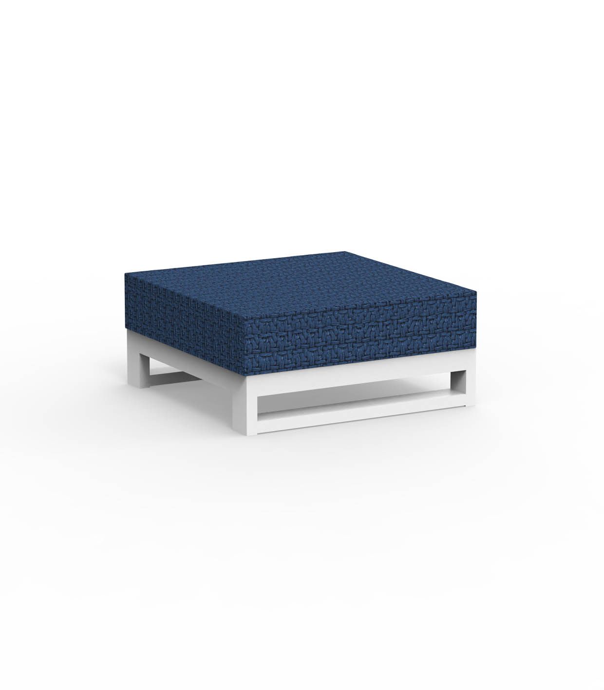 Pouf Métal Industriel Couleur structure Aluminium blanc - Collection Posidonia Vondom