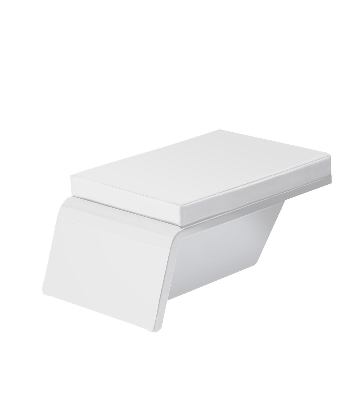 Pouf Moderne Design Finition structure Mate Couleur structure Blanc - Collection Rest Vondom
