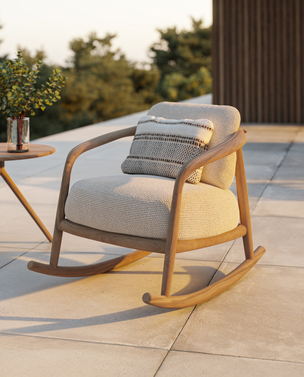 Rocking Chair Extérieur en Bois Title Default Title - Collection Fusta Vondom - 2
