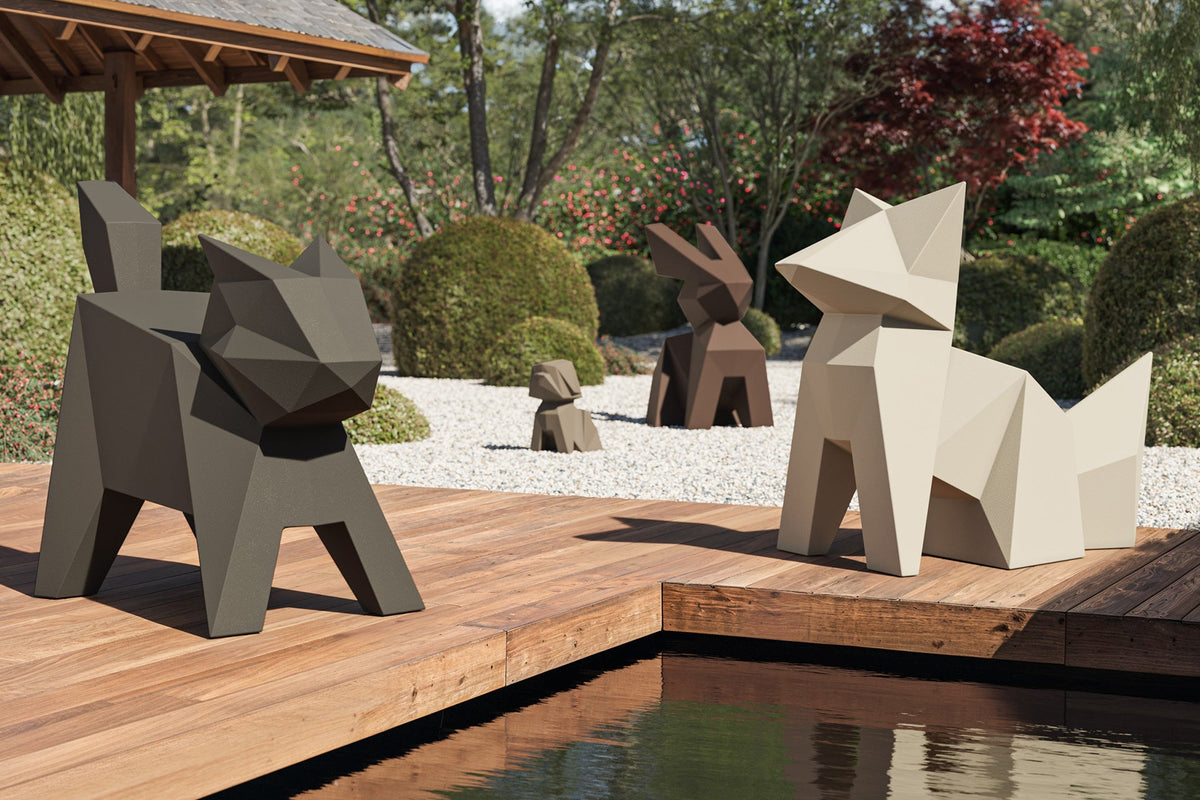 Statue Renard Collection Origami - Kitsune Vondom - 4