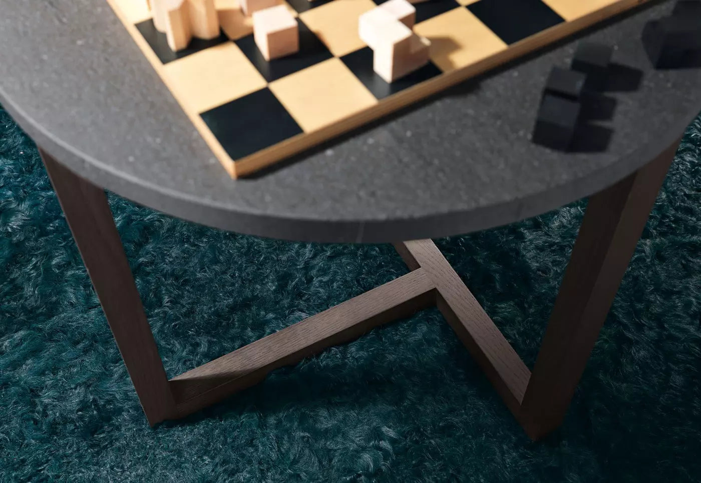 table-basse-Rond-Laque-hotel-restaurant