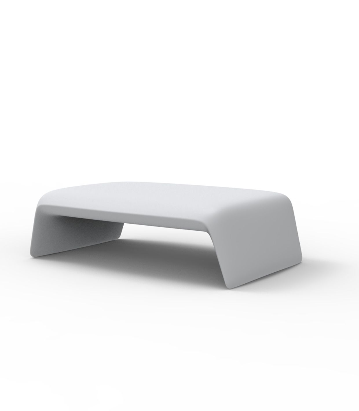 Table Basse Collection Blow Finition Mate Couleur Blanc Vondom