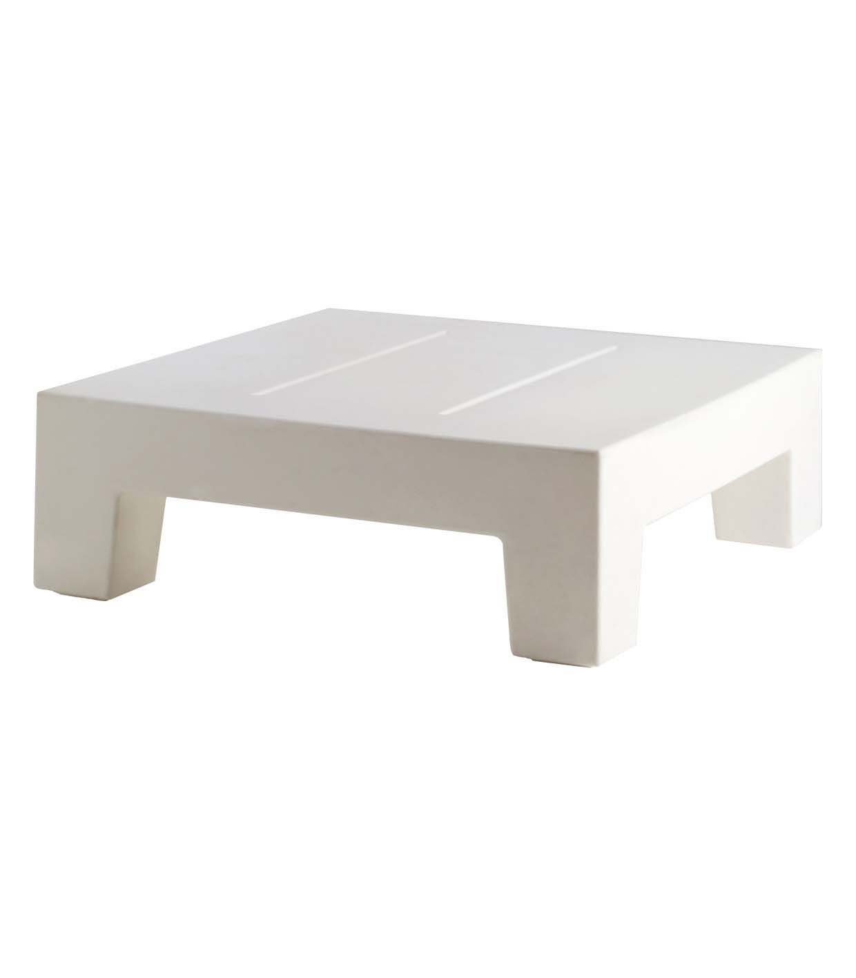 Table Basse Collection JUT MESA Vondom Taille 60x60x20 cm Finition Mate Couleur Blanc