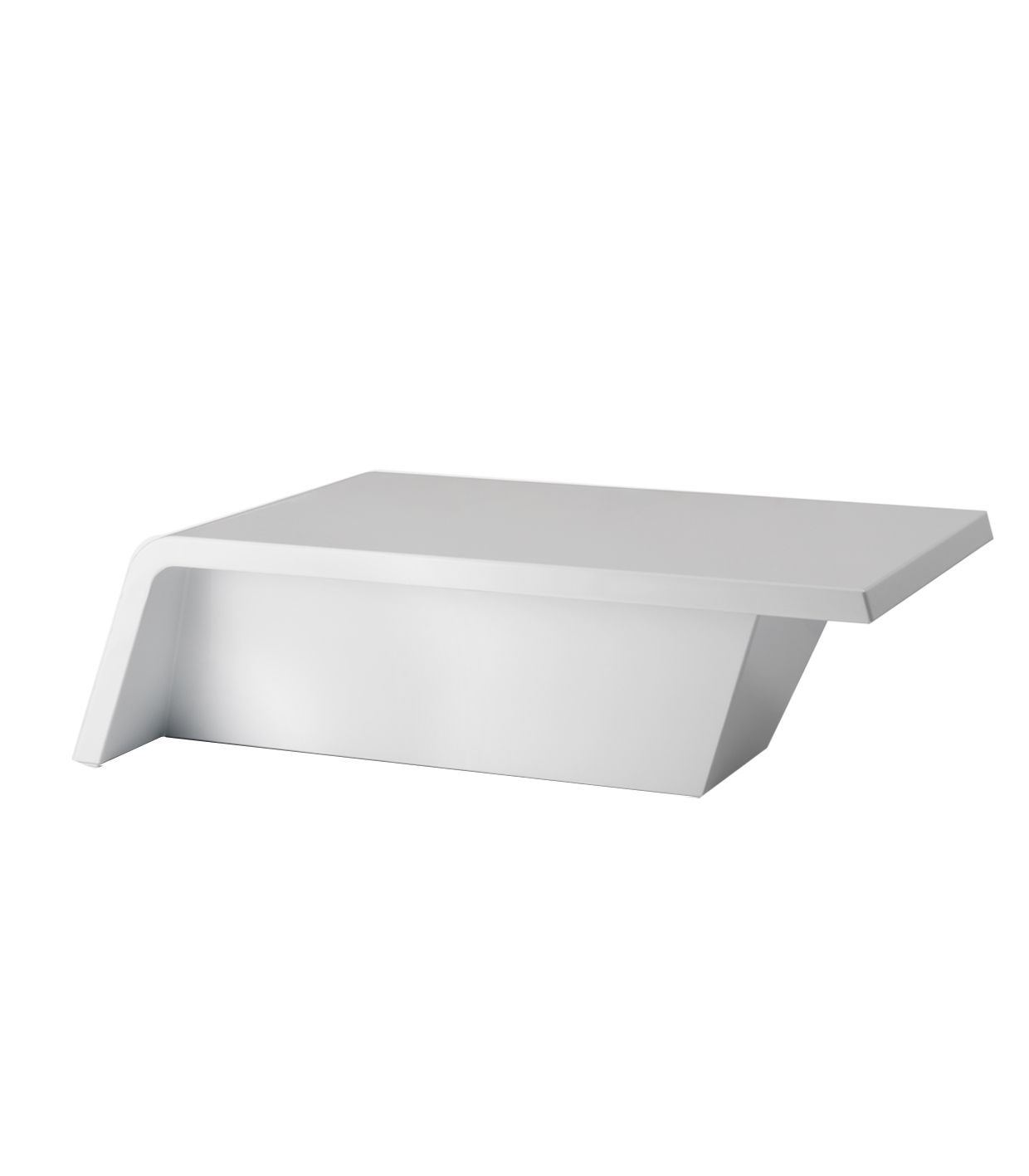 Table Basse de Jardin Collection REST Blanche Design Finition Mate Couleur Blanc Vondom