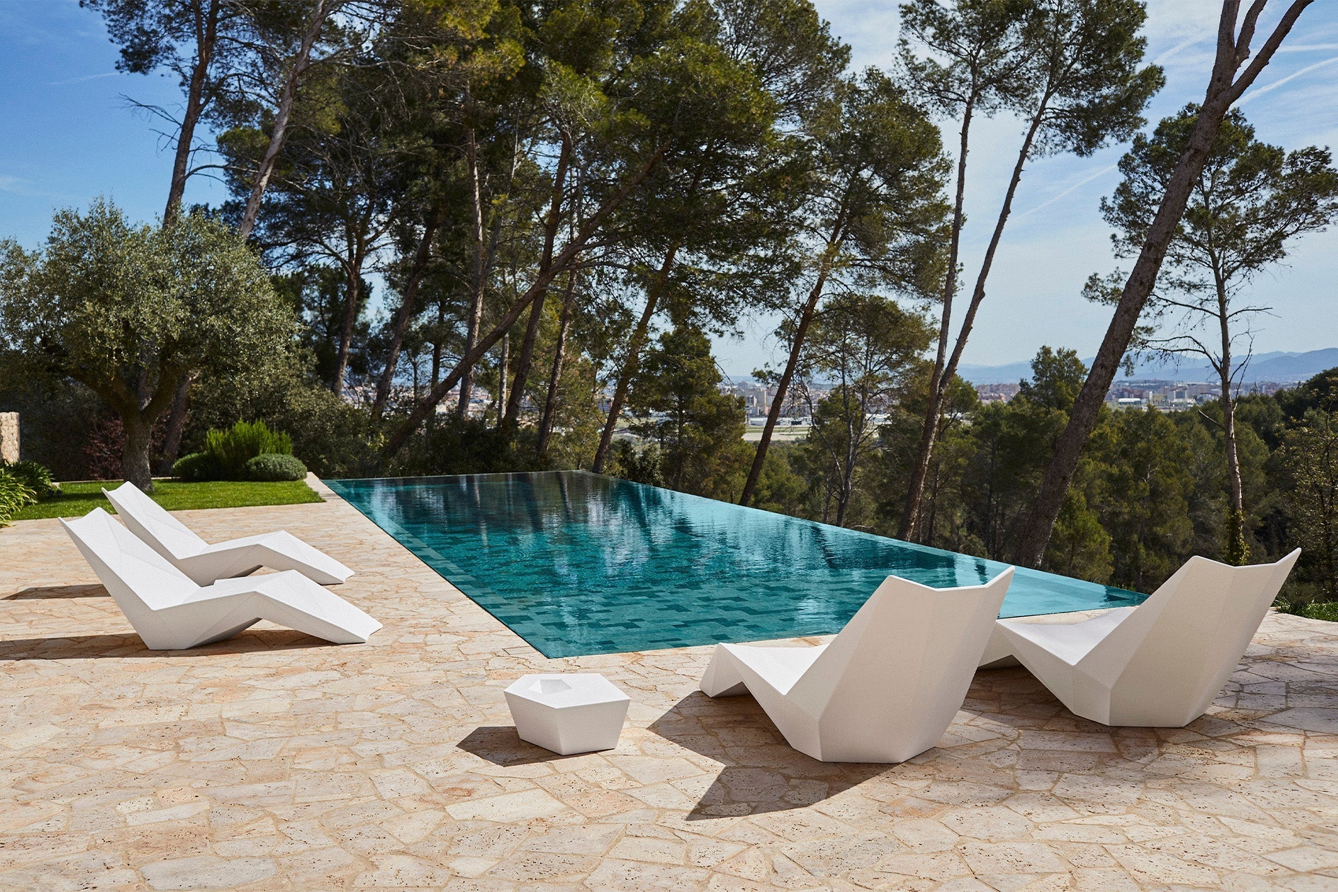 Table Basse FAZ avec Jardinière Intégrée Collection Faz Cosy Vondom - 2