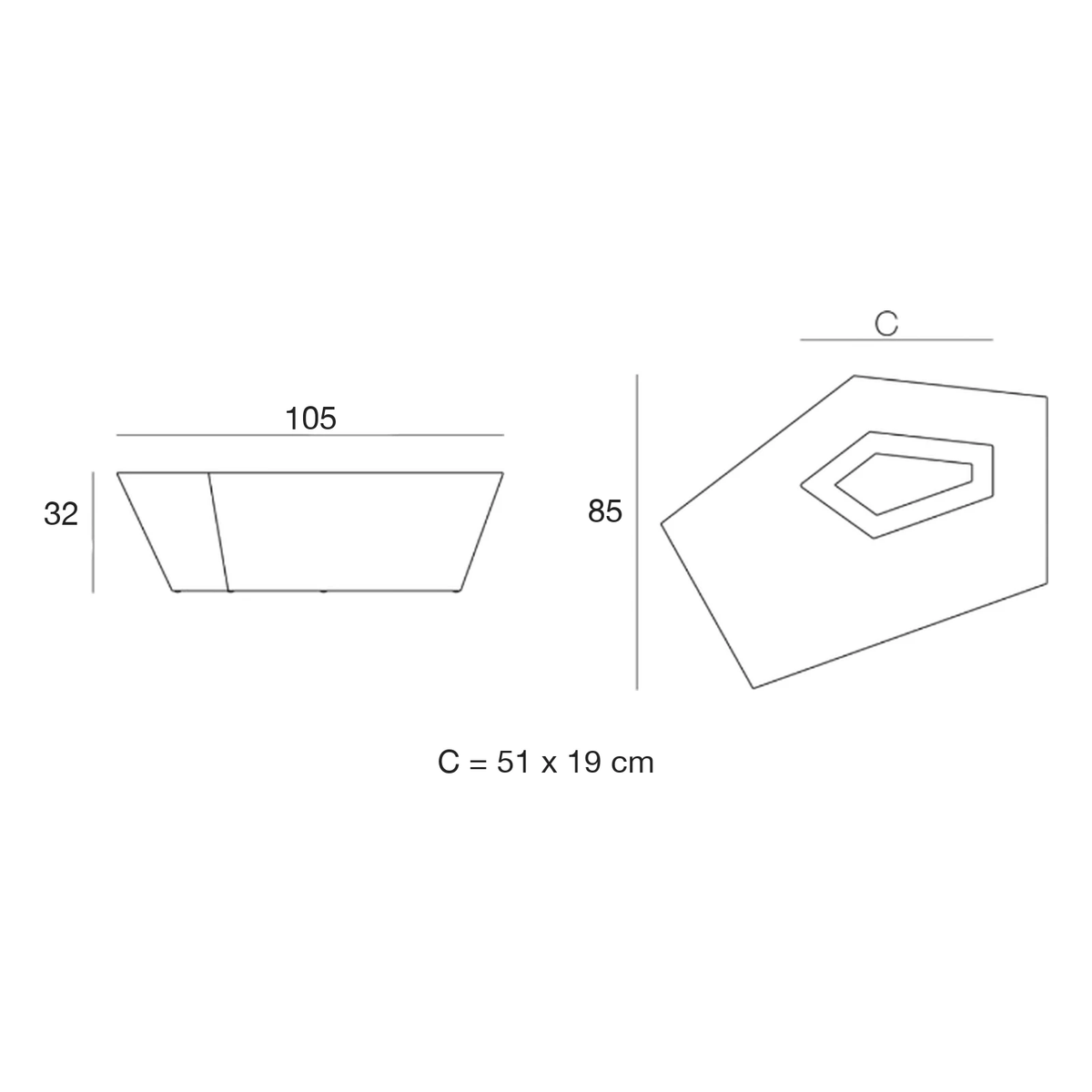 Table Basse Lumineuse FAZ Collection Faz Cosy Vondom - 6