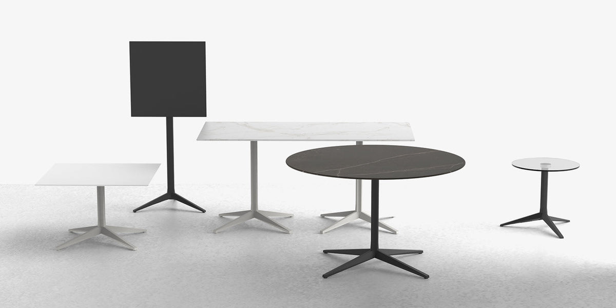 Table Basse Pied Aluminium - FAZ Collection Faz Inox Vondom - 2