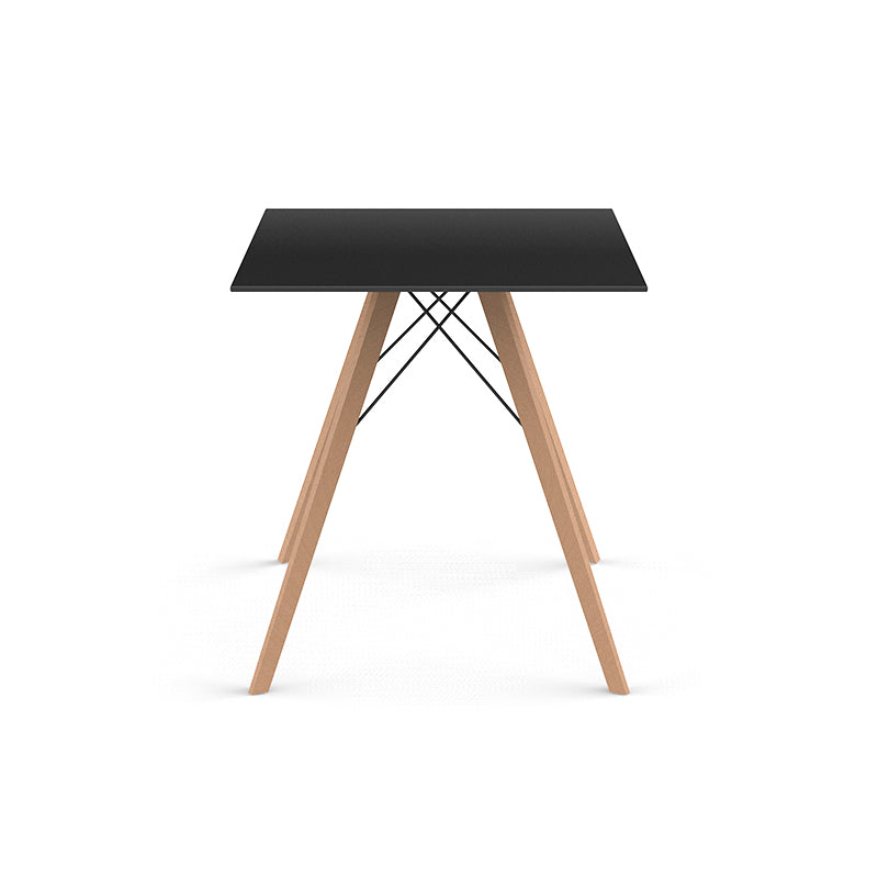 Table Bistrot avec Pied en Bois - Collection FAZ Wood Vondom - 5