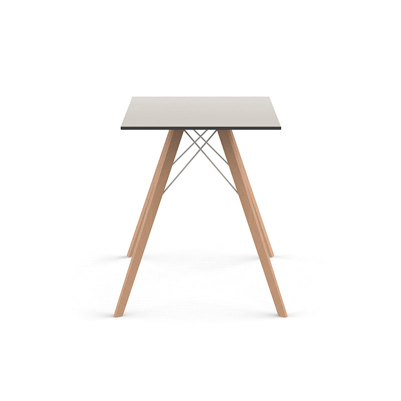 Table Bistrot avec Pied en Bois - Collection FAZ Wood Vondom - 7