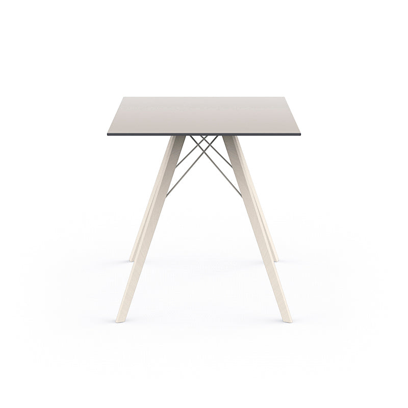 Table Bistrot avec Pied en Bois - Collection FAZ Wood Vondom - 8