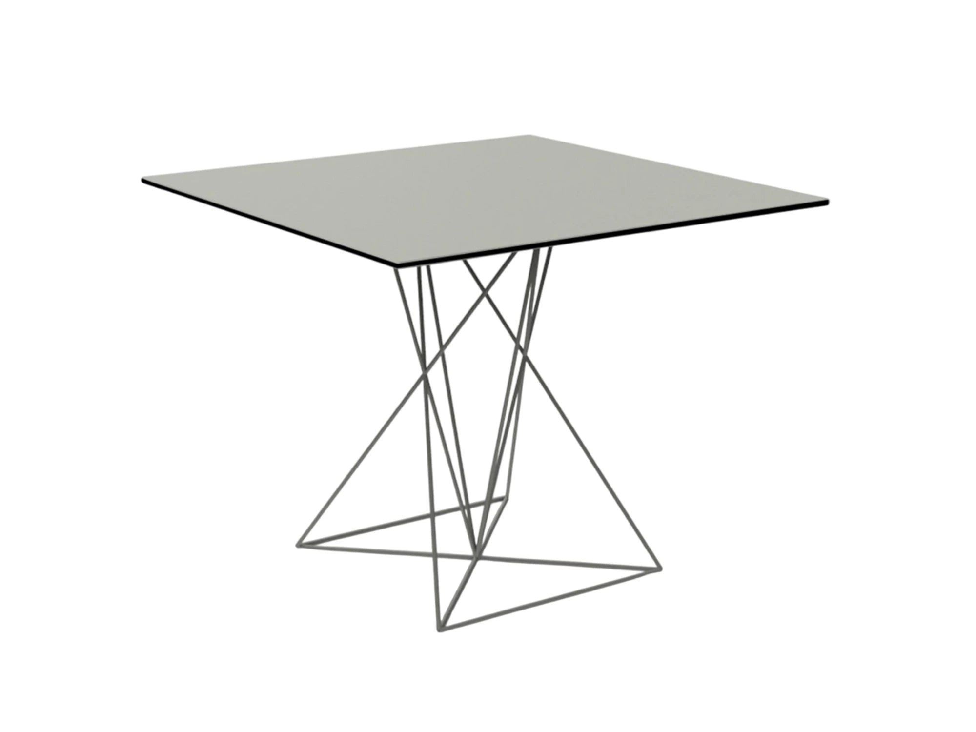 Table Bistrot Pied Inox - FAZ Stainless Collection Faz Inox Vondom