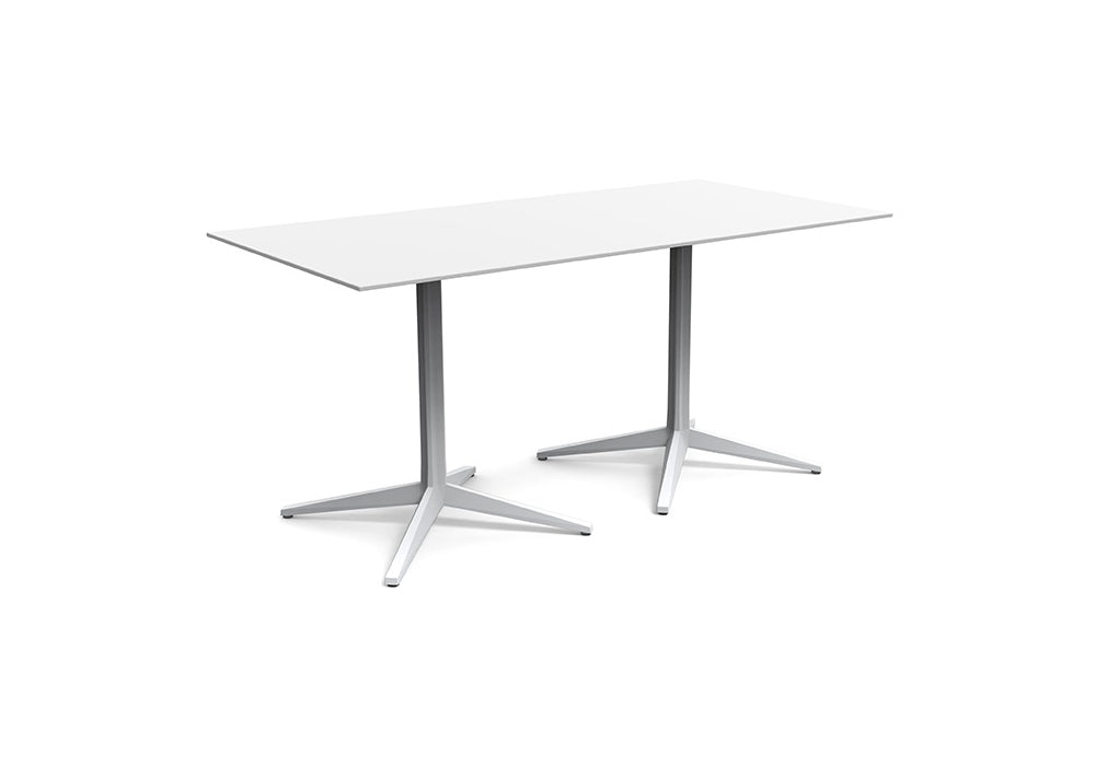 Table Bistrot Rectangulaire Effet Marbre - FAZ Collection Faz Inox Vondom - 4
