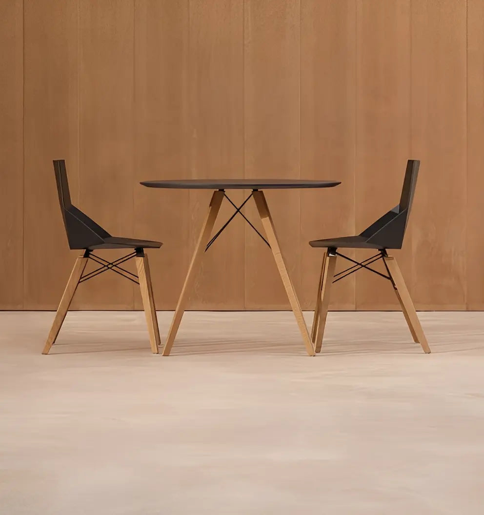 Table Bistrot Ronde 100 cm - Collection FAZ Wood Vondom - 2