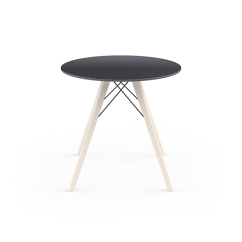 Table Bistrot Ronde 100 cm - Collection FAZ Wood Vondom
