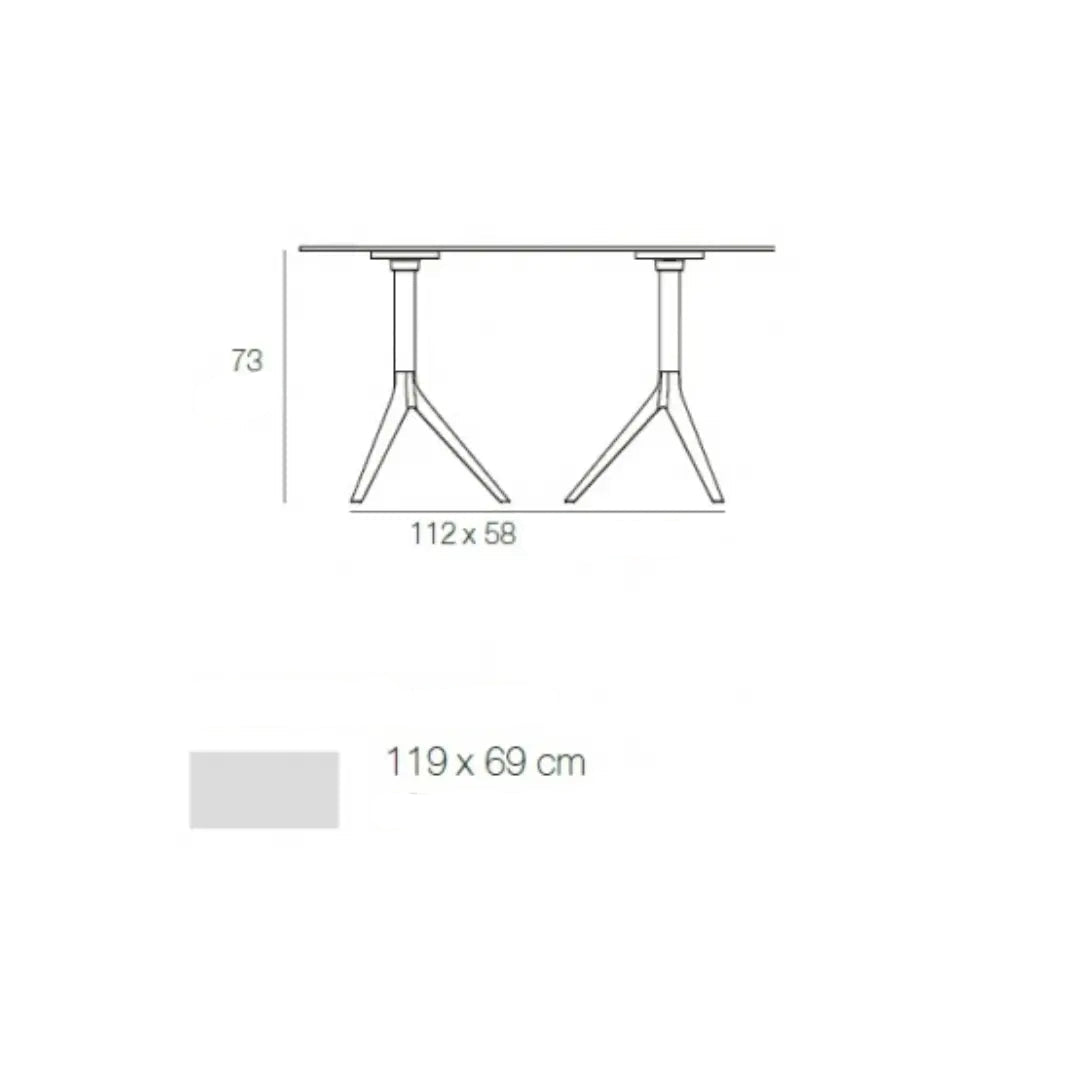 Table Café Rectangulaire - Collection Mari-Sol Vondom - 6