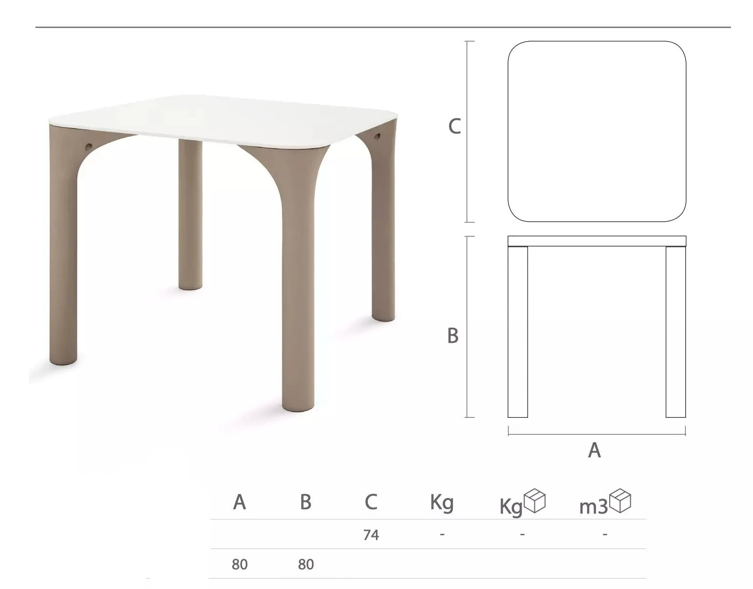 Table de Jardin - Pure