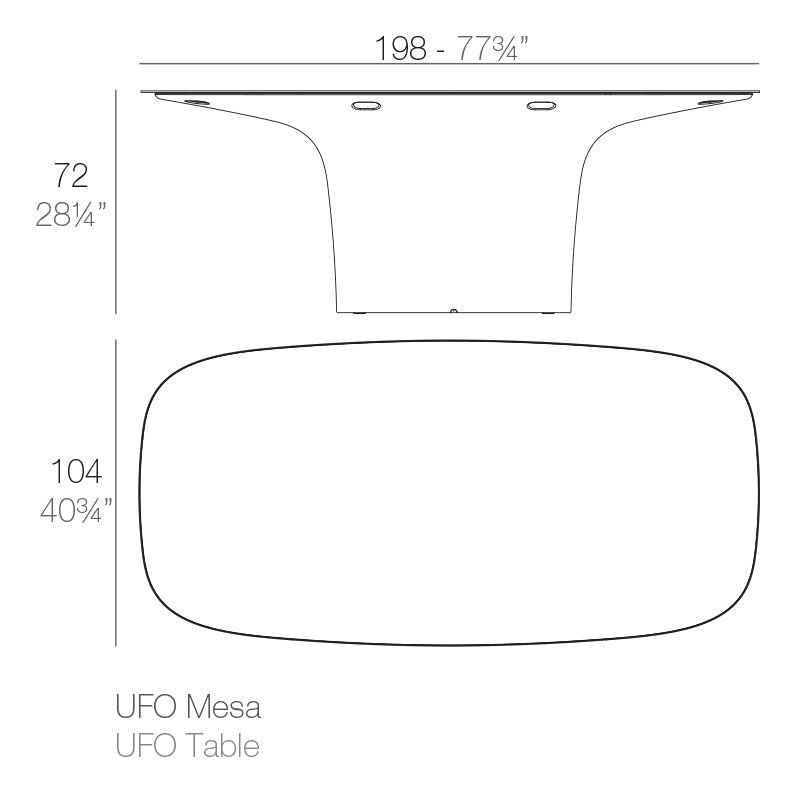 Table Collection UFO Vondom