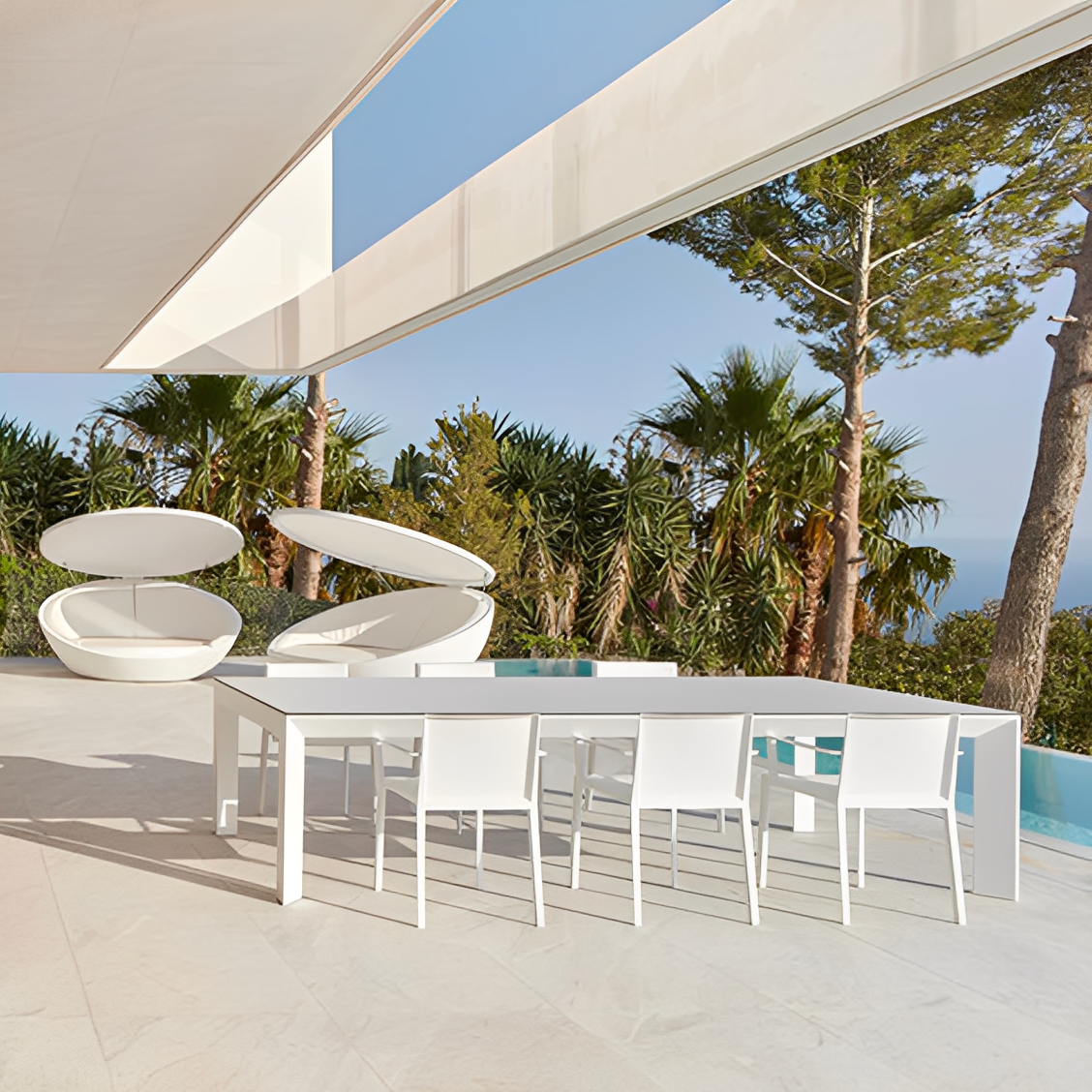 Table de Jardin Collection Frame en Aluminium Vondom - 6