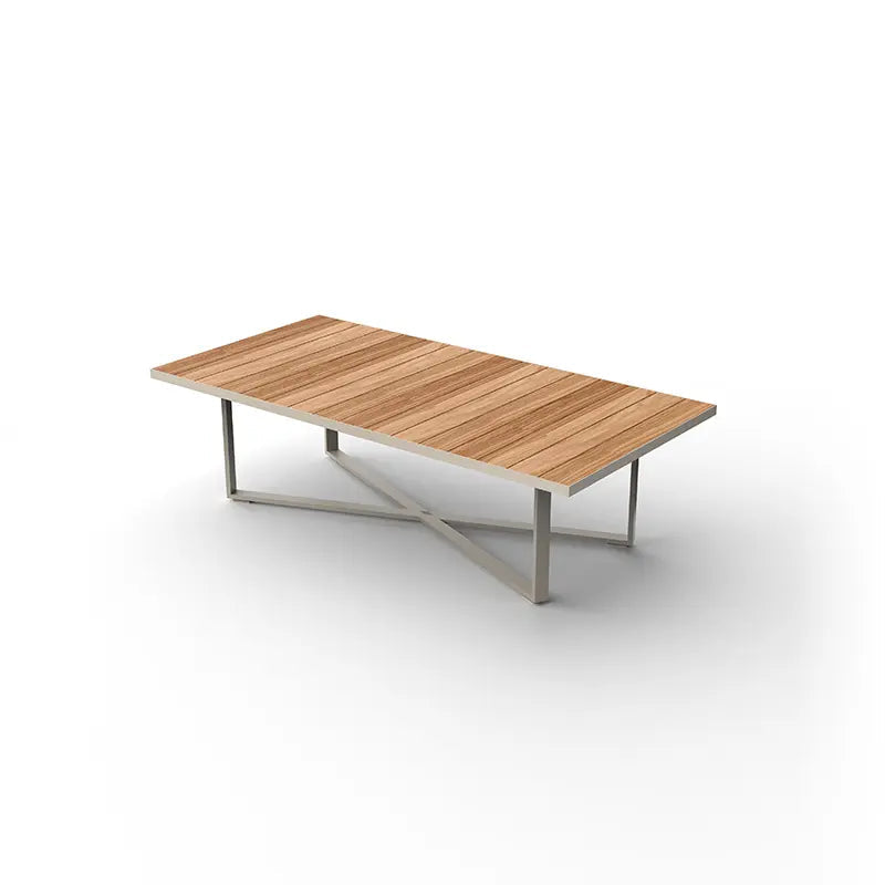 Table de Jardin Collection Vineyard Aluminium et Teck Vondom