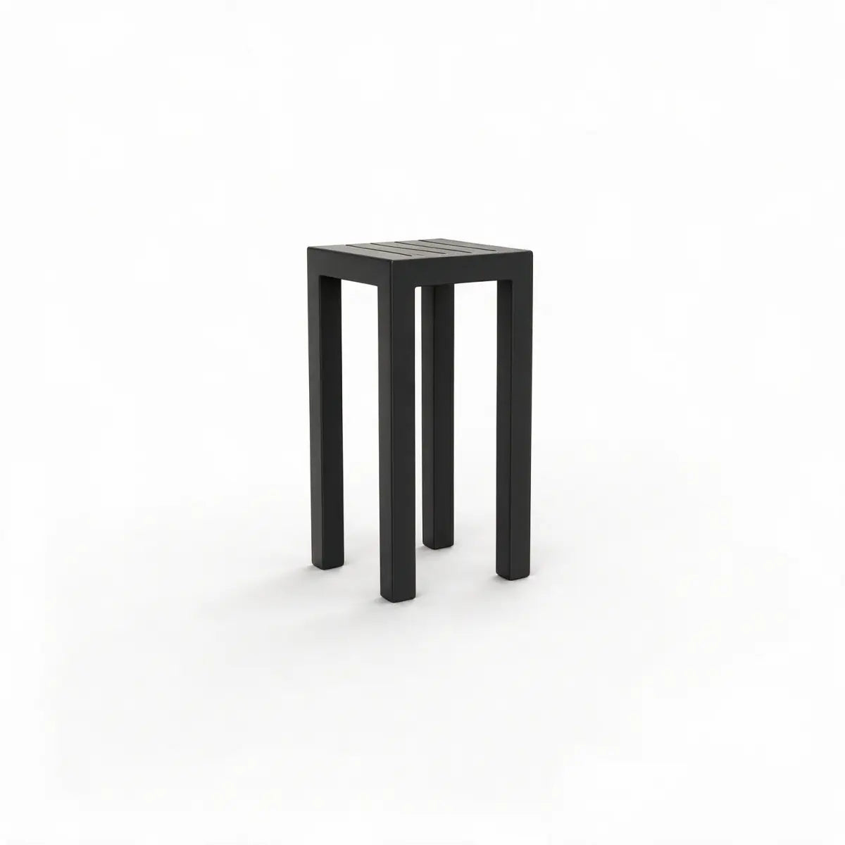 Table Haute Mange Debout Collection Jut Vondom Finition Mate Couleur Noir