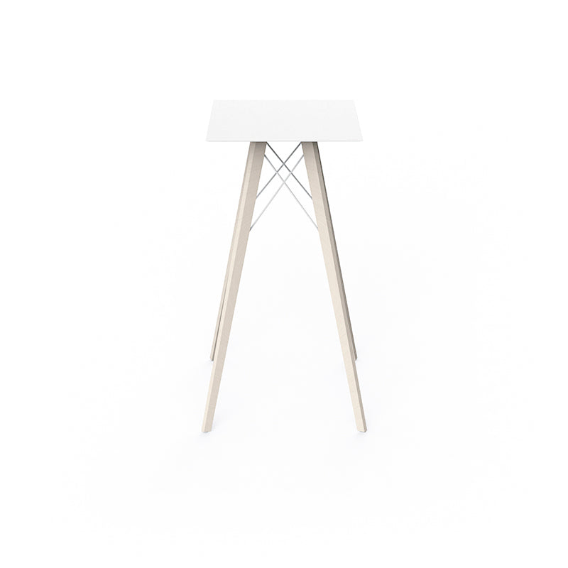 Table Haute Pied en Bois - FAZ Collection Faz Wood Vondom - 5