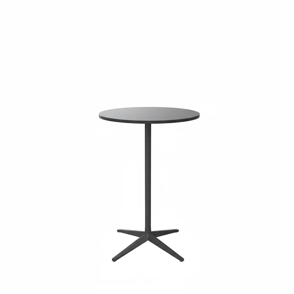 Table Ronde Pied Central Haute - FAZ Collection Faz Inox Vondom - 2