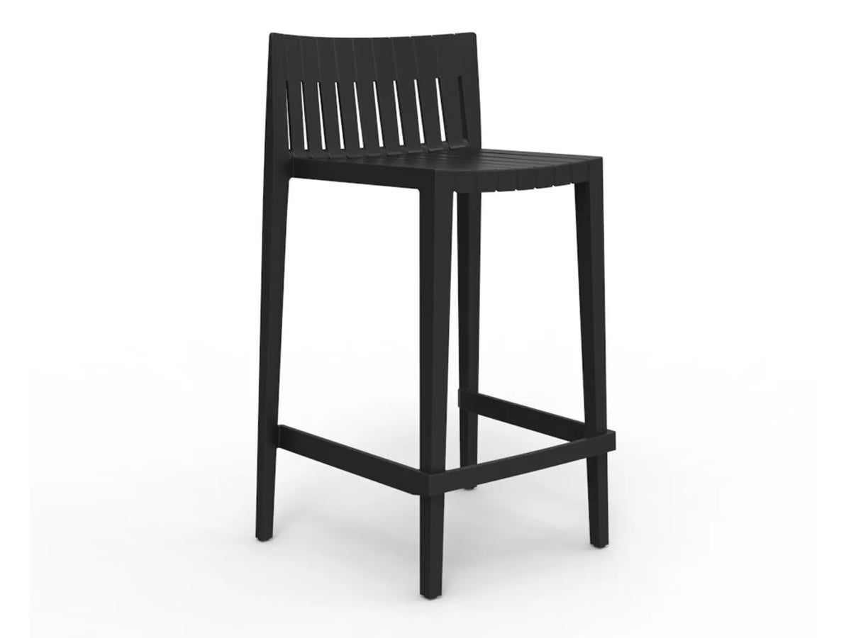 Tabouret de bar Spritz Vondom, hauteur d'assise 66 cm, coloris noir