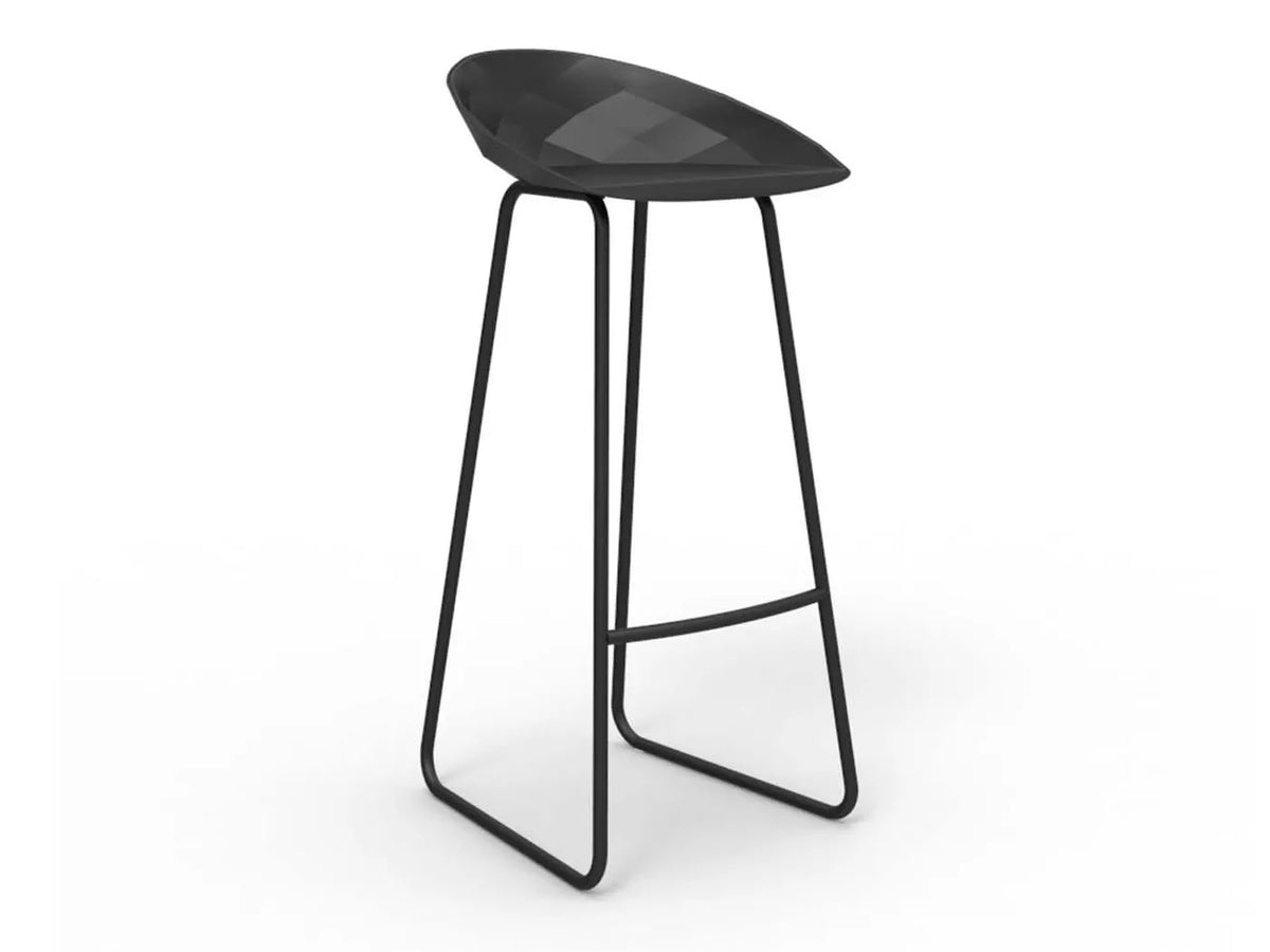 Tabouret de bar Vases Vondom, coloris noir
