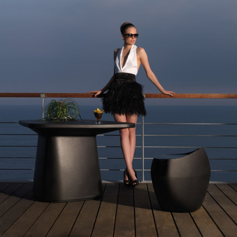 Tabouret Bas Rond Plastique - Collection Noma Vondom - 4