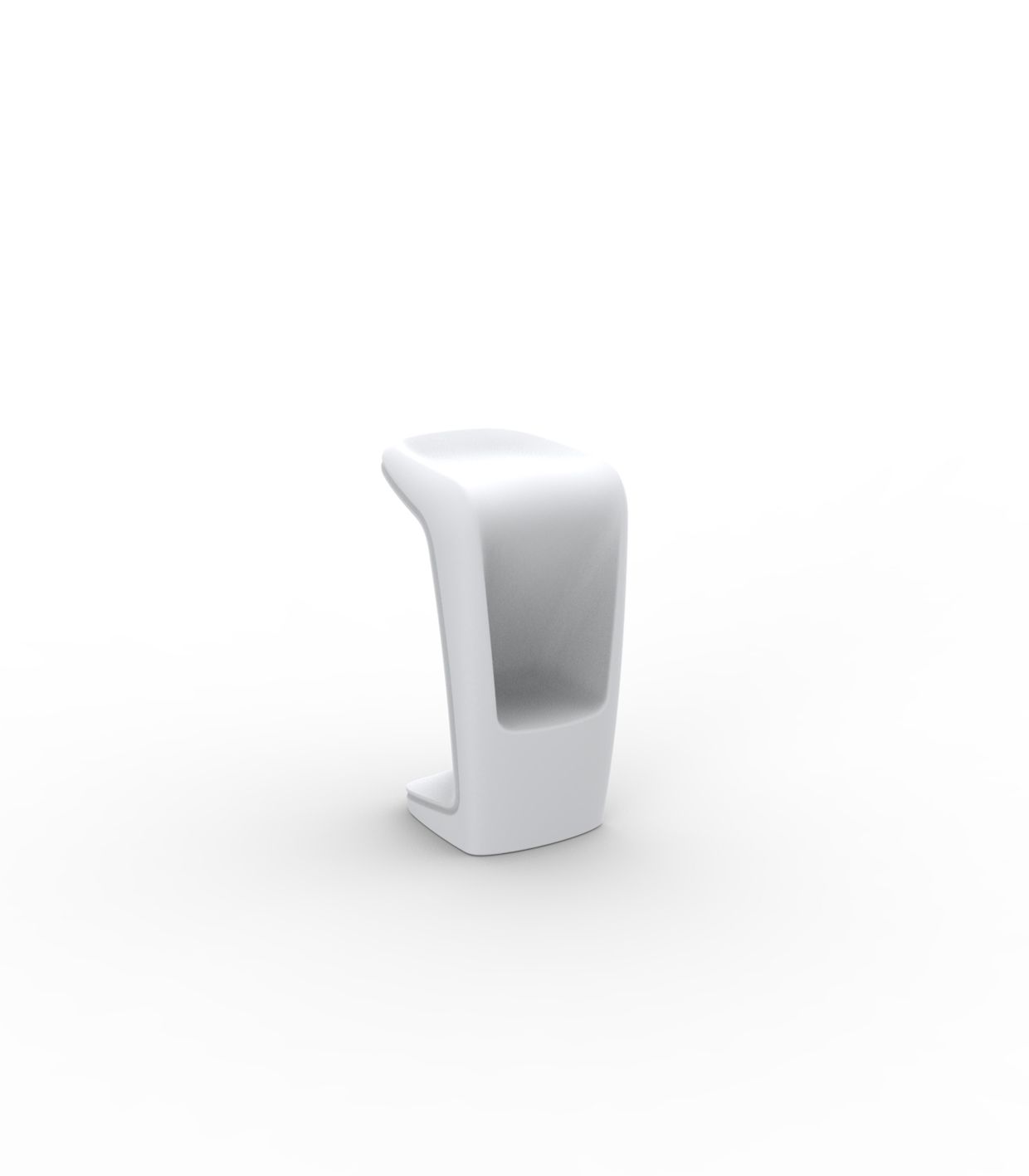 Tabouret Collection UFO Finition Mate Couleur Blanc Vondom