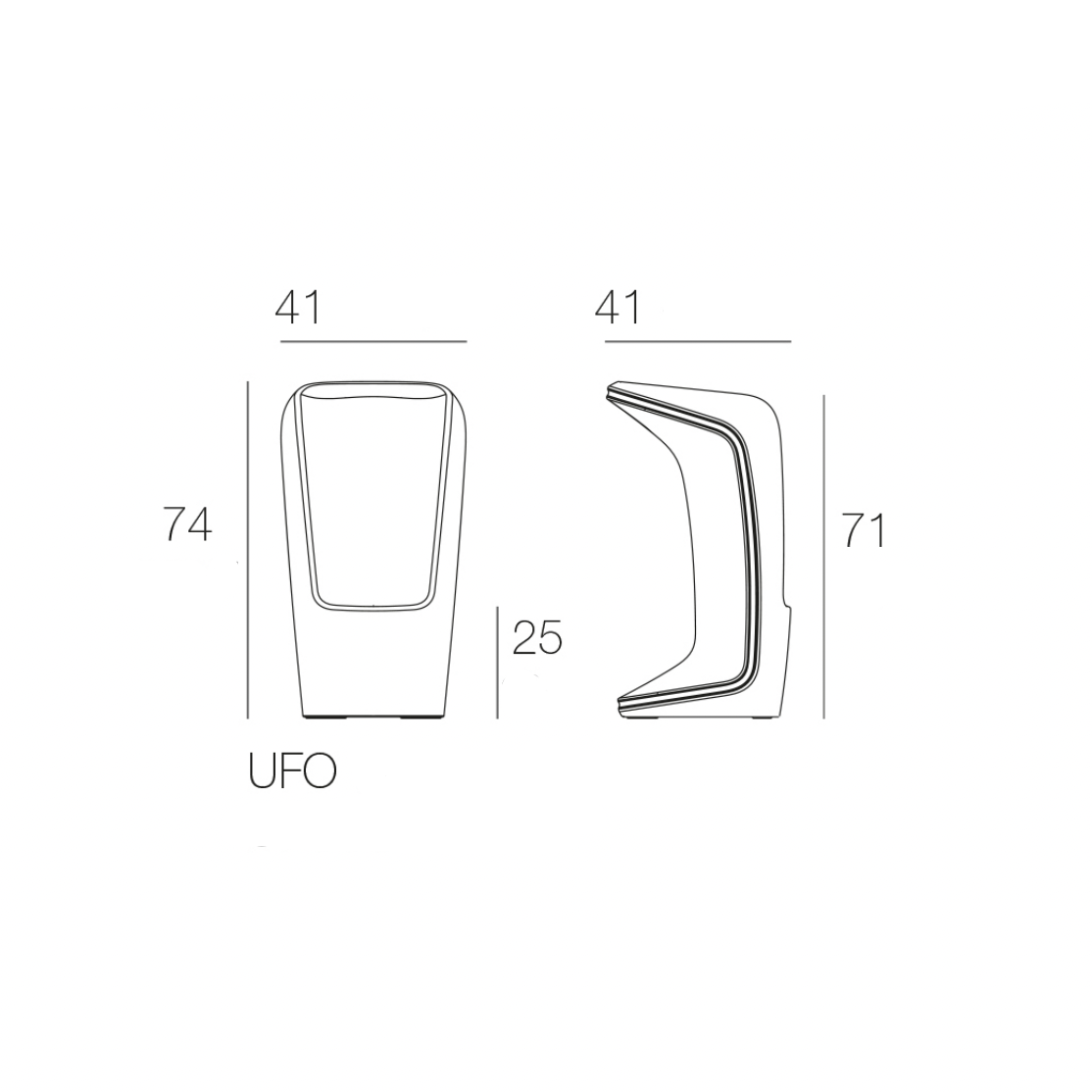 Tabouret Collection UFO Vondom